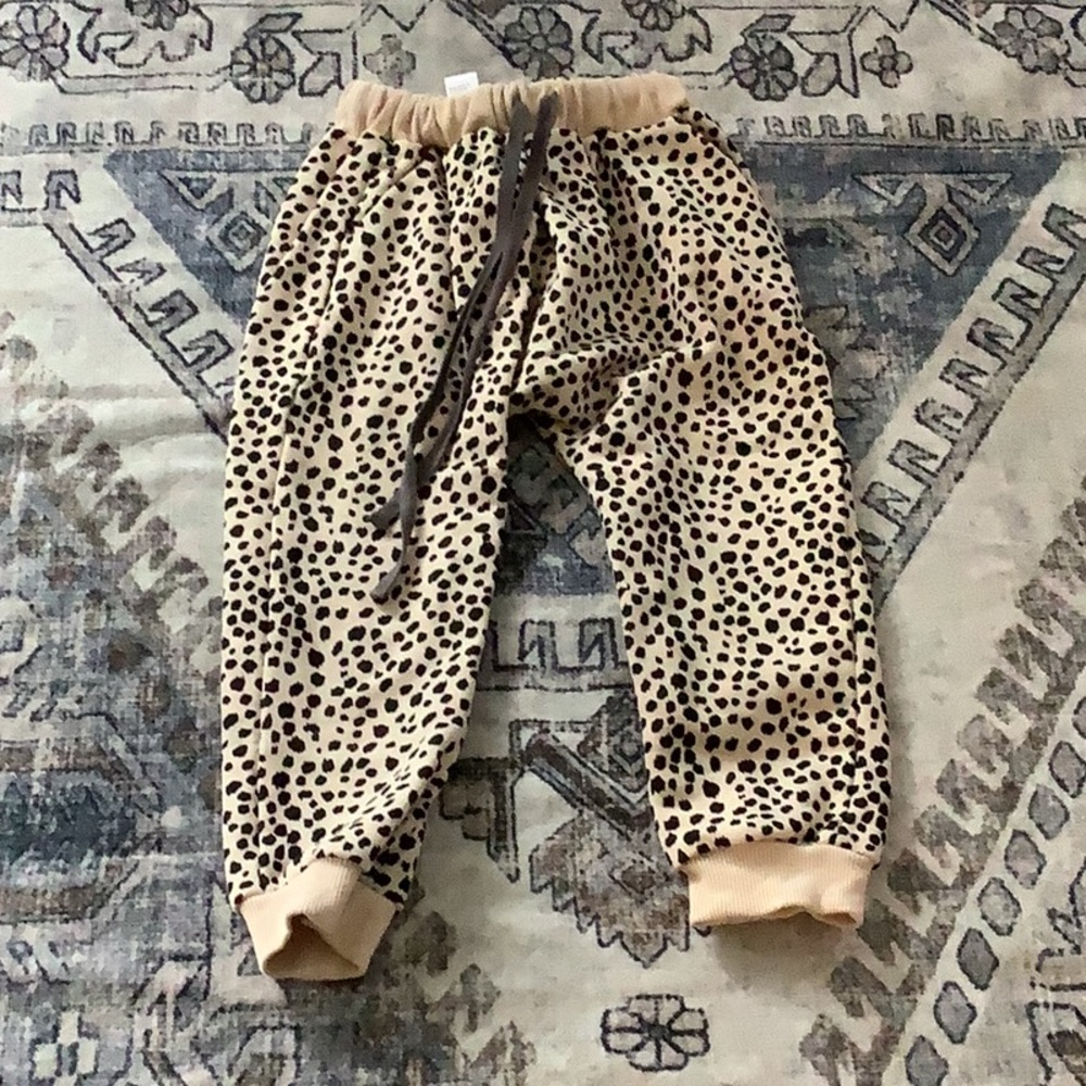 Cute cheetah pants